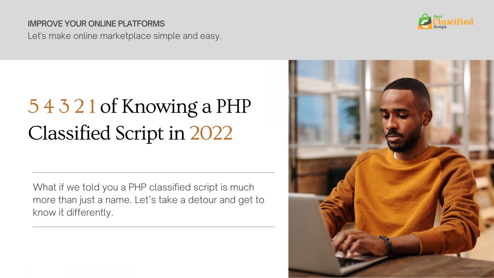 5 4 3 2 1 of Knowing a PHP Classified Script in 2022