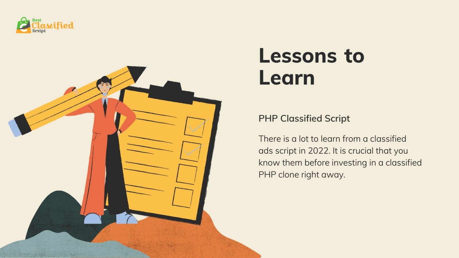 Five Lessons to Learn From a Classified Ads Script