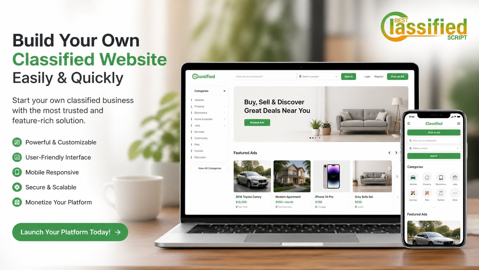 What Tools Do You Need to Build a Good Classified Website?