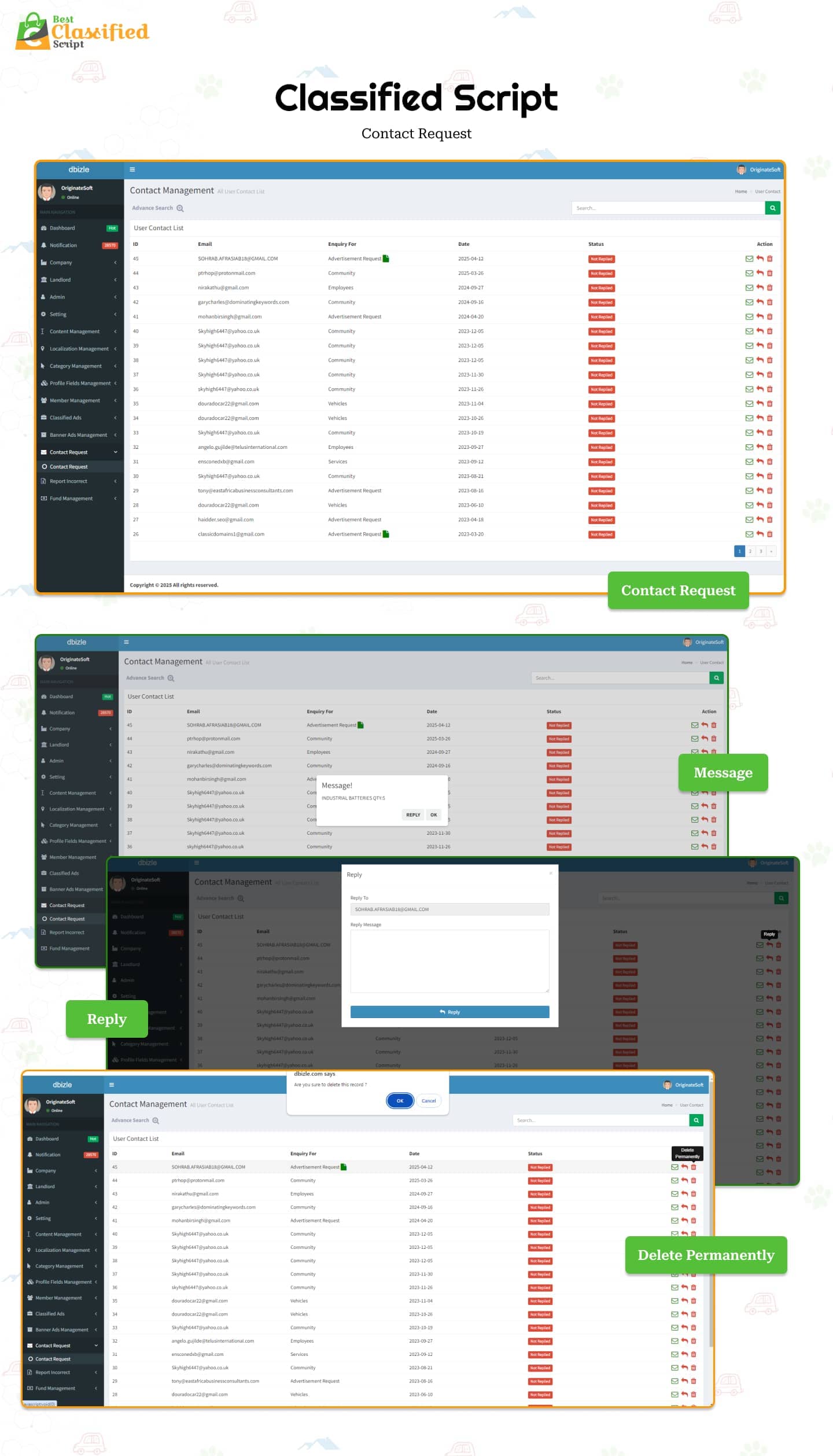 pet classified script