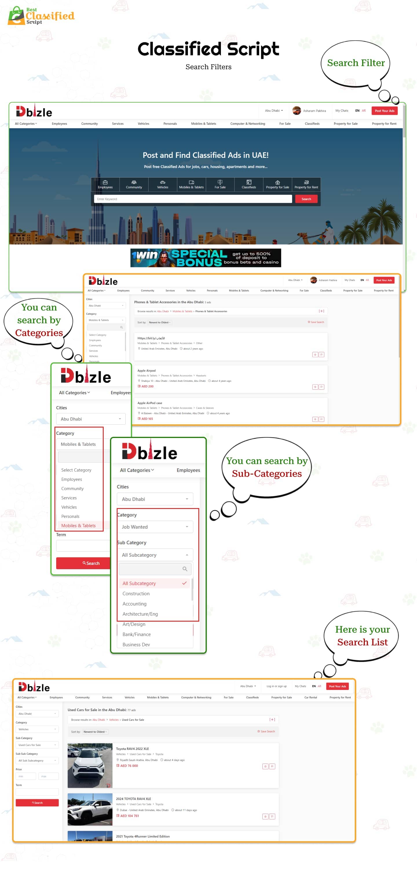 pet classified script