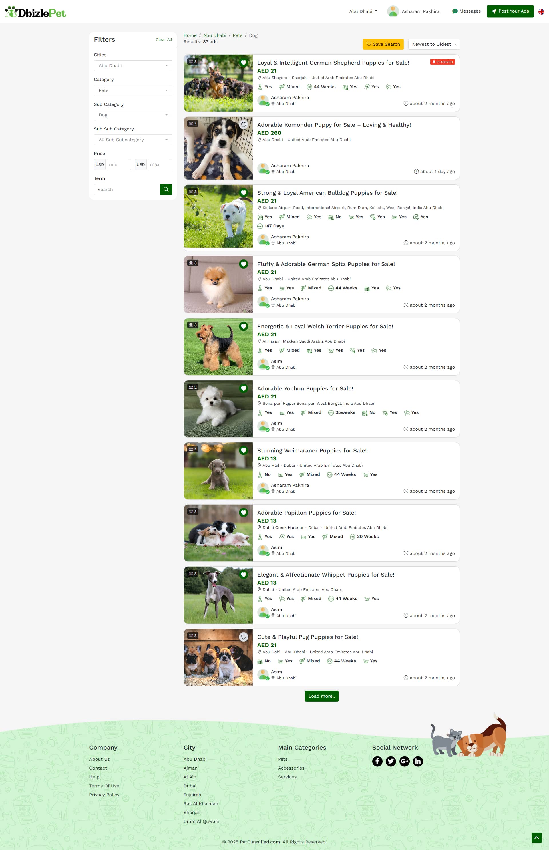 pet classified script