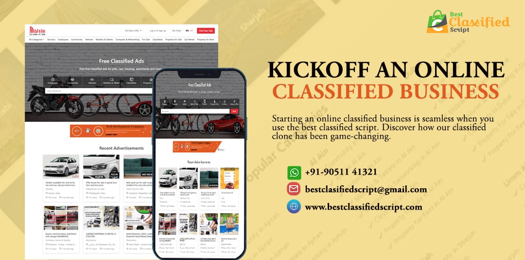 Use Classified Script to Kickoff Your Online Classified Business Open Source Classifieds Script